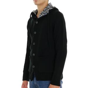 MAGLIA CAPPUCCIO NERO